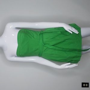Abercrombie & Fitch Bright Green Tube Top Dress Size Small